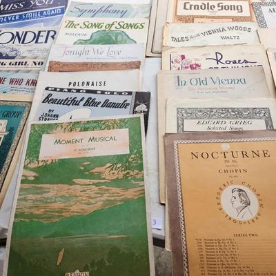 Lot of Sheet Music