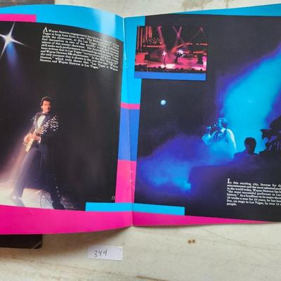 Vintage Souvenir Book, Disneyland Wayne Newton, John Denver and Bob Hope