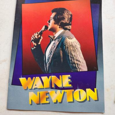 Vintage Souvenir Book, Disneyland Wayne Newton, John Denver and Bob Hope