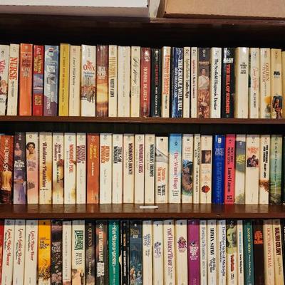 3 Full Shelves of Paperback Books
