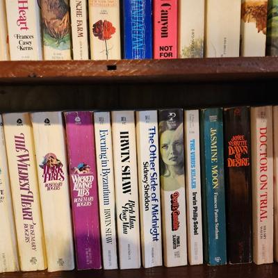 3 Full Shelves of Paperback Books