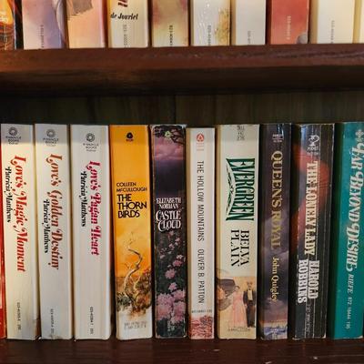 3 Full Shelves of Paperback Books