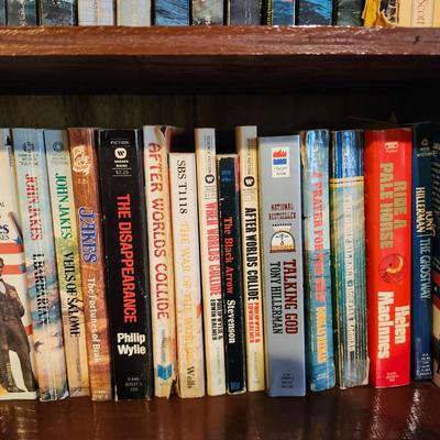 3 Full Shelves of Paperback Books