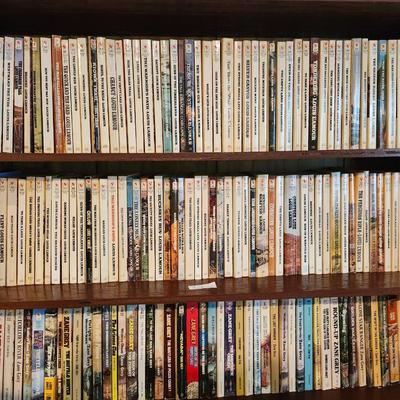 3 Full Shelves of Paperback Books