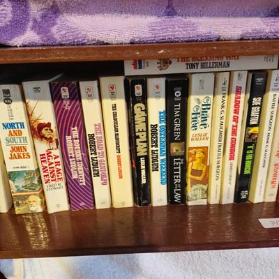 3 Full Shelves of Paperback Books