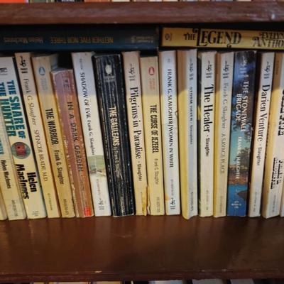 3 Full Shelves of Paperback Books