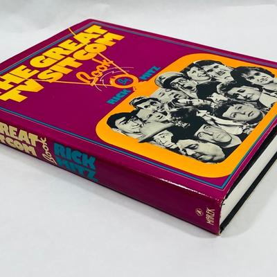 The great TV sitcom book by Rick Ritz Hardback Coffee Table