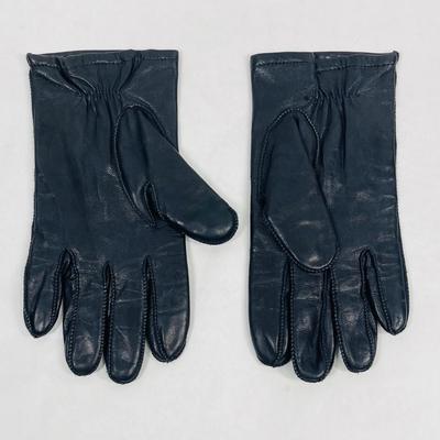 Men’s size large Wilson, leather gloves, black