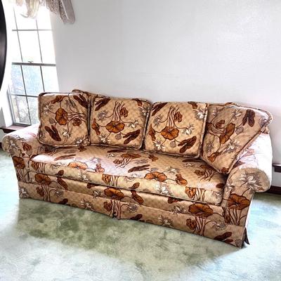 Vintage Sherrill Floral Sofa