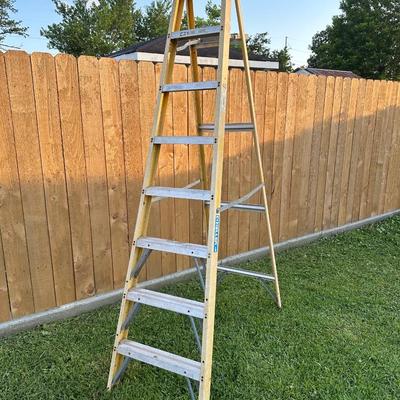 8ft Fiberglass Ladder. (See description)