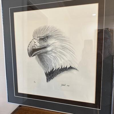 Eagle Serigraph plus all items pictured