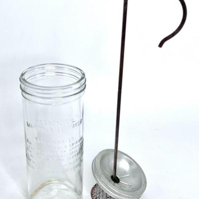 Vintage Glass Jar Wesson Oil Mayo Maker