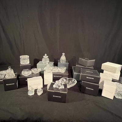 Perfume Bottles, Heart Dishes & More Waterford Crystal Vanity (LR-RG)