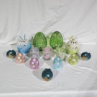 Lighted Glass/Ceramic Decor Items (B1-JS)
