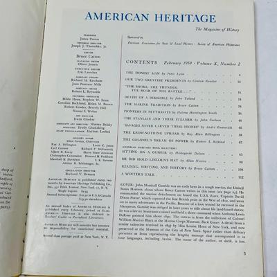 American Heritage Book: February 1959 edition