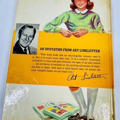 Vintage Book: Art Linkletter's Picture Encyclopedia for Boys and Girls