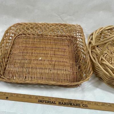 3 Wicker Baskets