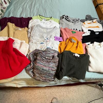 Lot of assorted women's tops