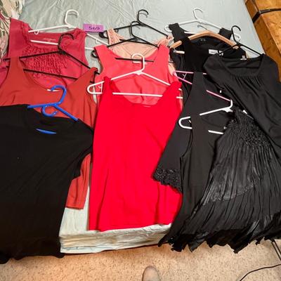 Lot of women's casual tops & skirt