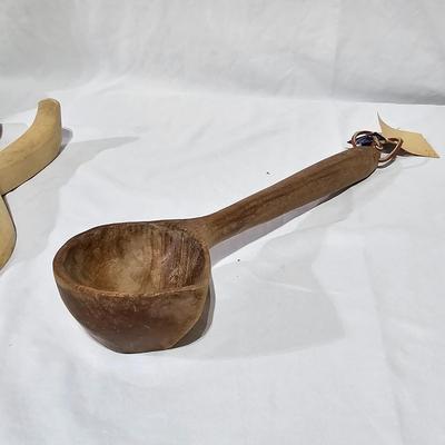 Handcrafted Wooden Spoons & Ladles by Virginia Petty, 'The Whistlin' Whittler' (B1-JS)