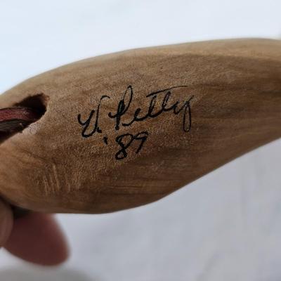 Handcrafted Wooden Spoons & Ladles by Virginia Petty, 'The Whistlin' Whittler' (B1-JS)
