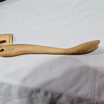 Handcrafted Wooden Spoons & Ladles by Virginia Petty, 'The Whistlin' Whittler' (B1-JS)