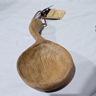 Handcrafted Wooden Spoons & Ladles by Virginia Petty, 'The Whistlin' Whittler' (B1-JS)