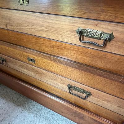Eastlake Chest w/ marble top & mirror