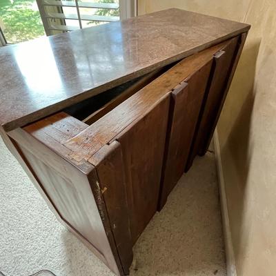 Eastlake Chest w/ marble top & mirror