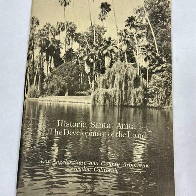 Vintage Booklet: Historic Santa Anita - The Development of the Land