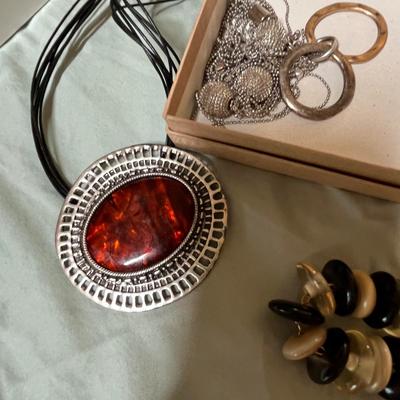 Assorted costume jewelry