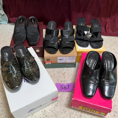5 pair of clogs & sandles