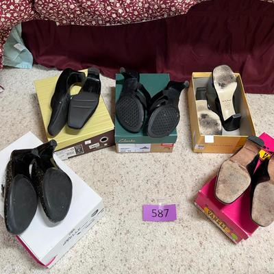 5 pair of clogs & sandles