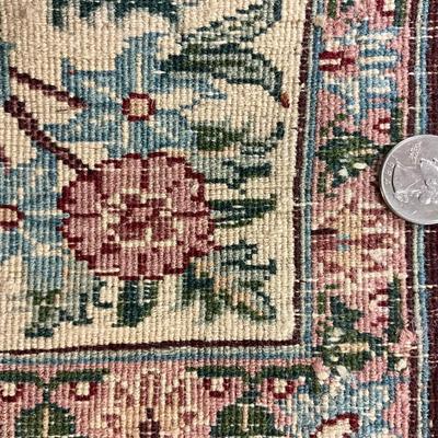 1102 Persian Handknotted Oriental Kashan Rug