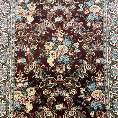 1102 Persian Handknotted Oriental Kashan Rug