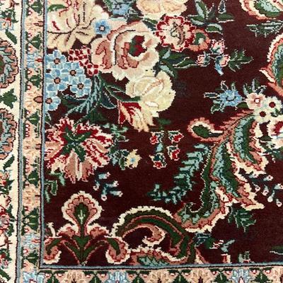1102 Persian Handknotted Oriental Kashan Rug
