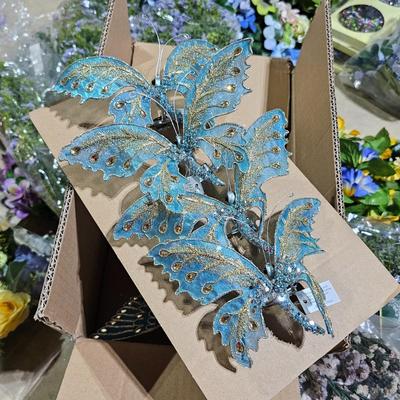 Mega Assortment of Artificial Spring Flowers & Garlands with Baskets (B1-JS)