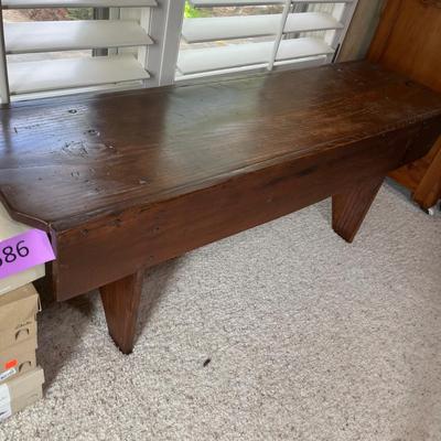 Primitive bench