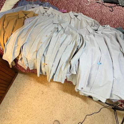 Men's dress shirts.