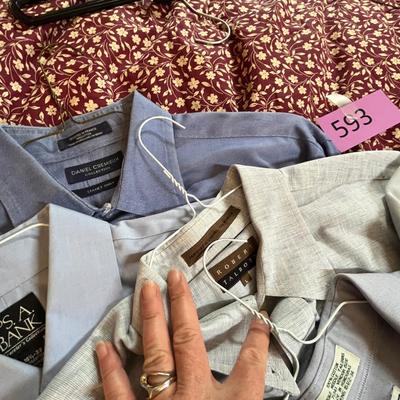 Men's dress shirts.