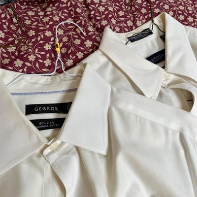 Men's white dress shirts
