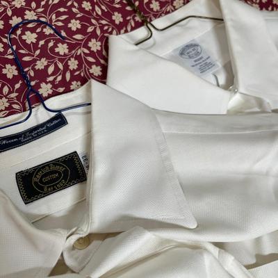 Men's white dress shirts