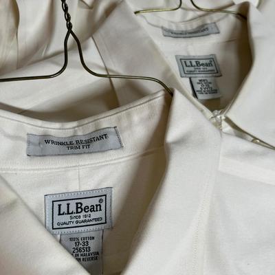 Men's white dress shirts