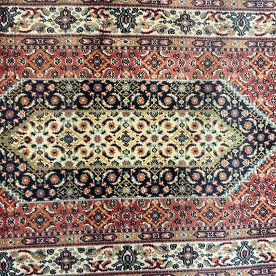 1103 Vintage Belgium Loomed Bidjar Style Wool Runner Rug 7'8" x 2'7"