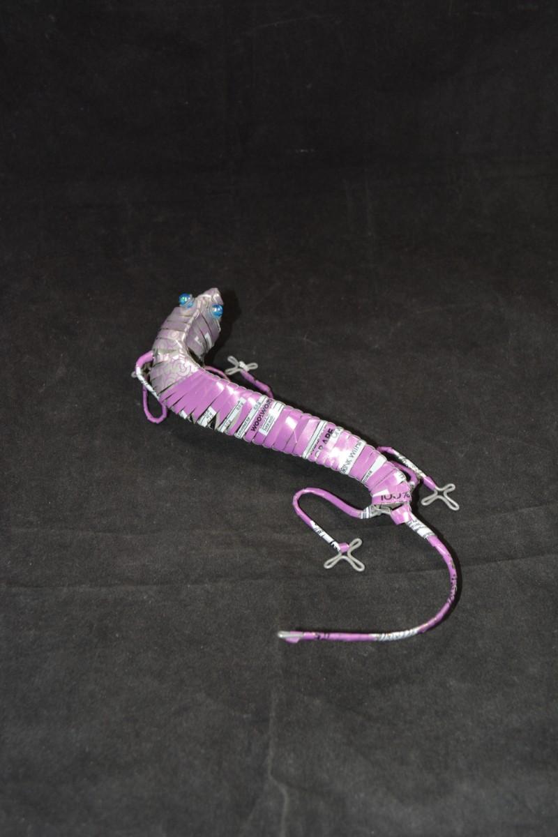 Cottage Industry Grape Soda Can Lizard 10”