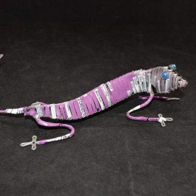 Cottage Industry Grape Soda Can Lizard 10”