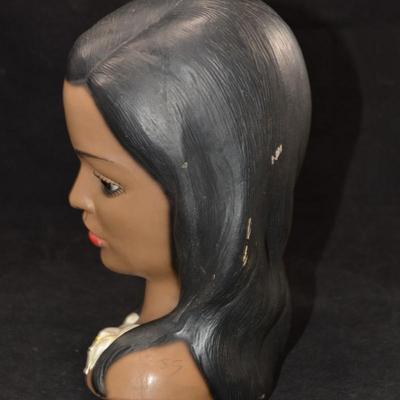 Vintage LEGO Plastic Hawaiian Lady Bust, Japan 9” Tall