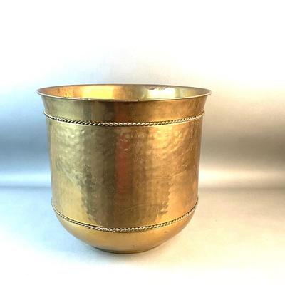 353 Large Brass Planter