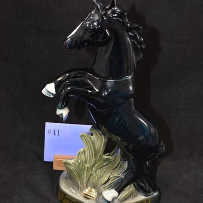 REGAL CHINA Jim Beam Trophy Horse Decanter 14” Tall