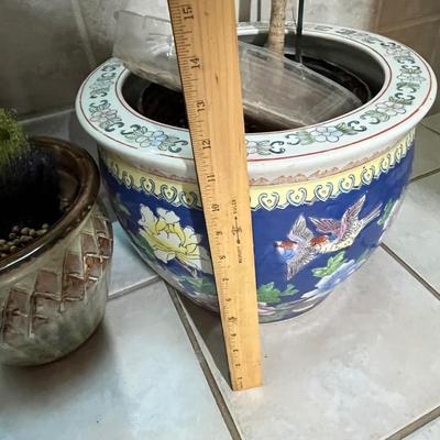 Lot of flower pots